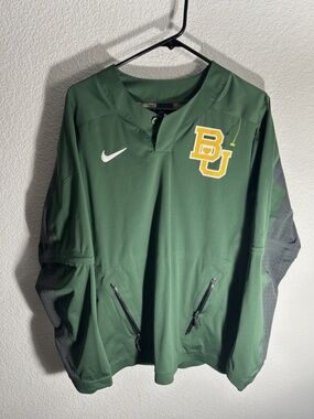 Baylor Nike Aeroloft Jacket Windbreaker Convertible Zip Off Golf Baseball Small